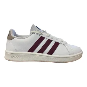 Adidas Grand Court men's sneakers shoe GY3621 white-burgundy