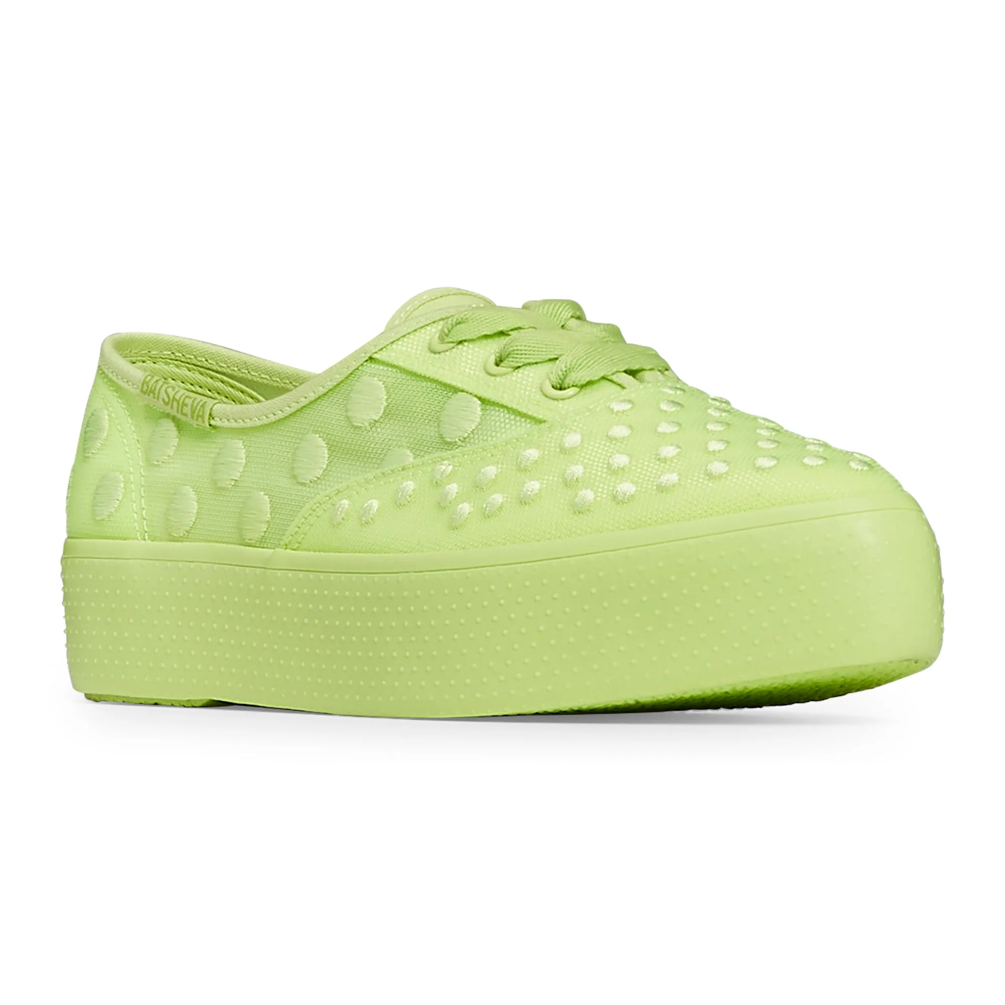 BATSHEVA KEDS POINT MESH DOT LIME