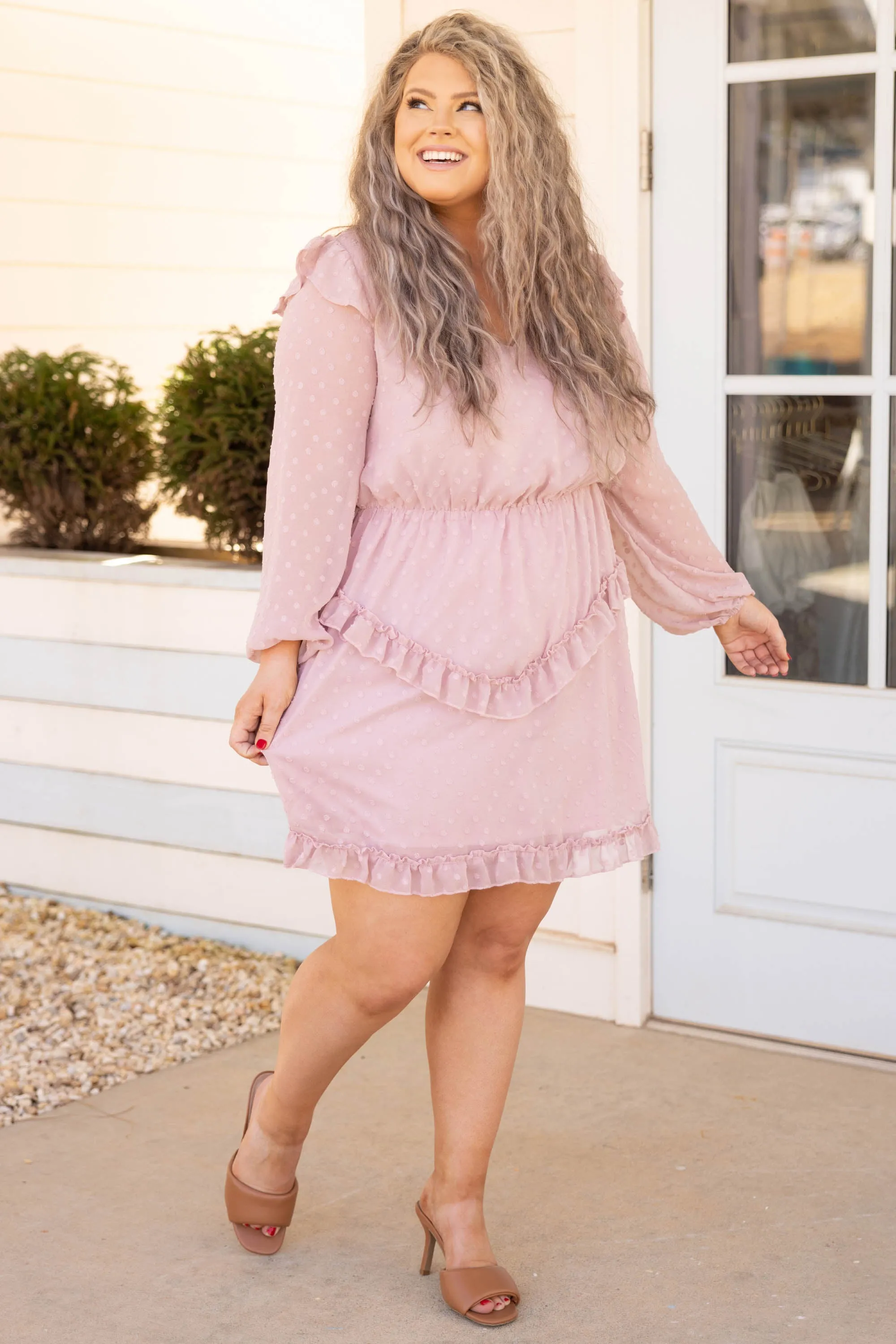 Beautiful Ones Dress, Dusty Pink