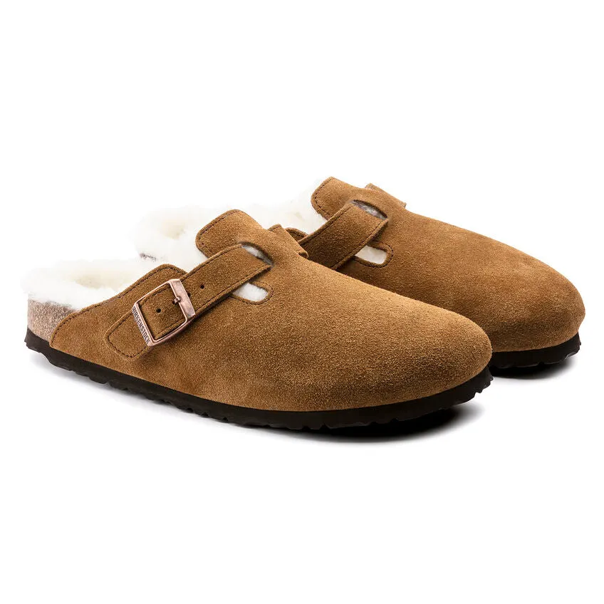 Birkenstock Mink Boston Shearling Clog