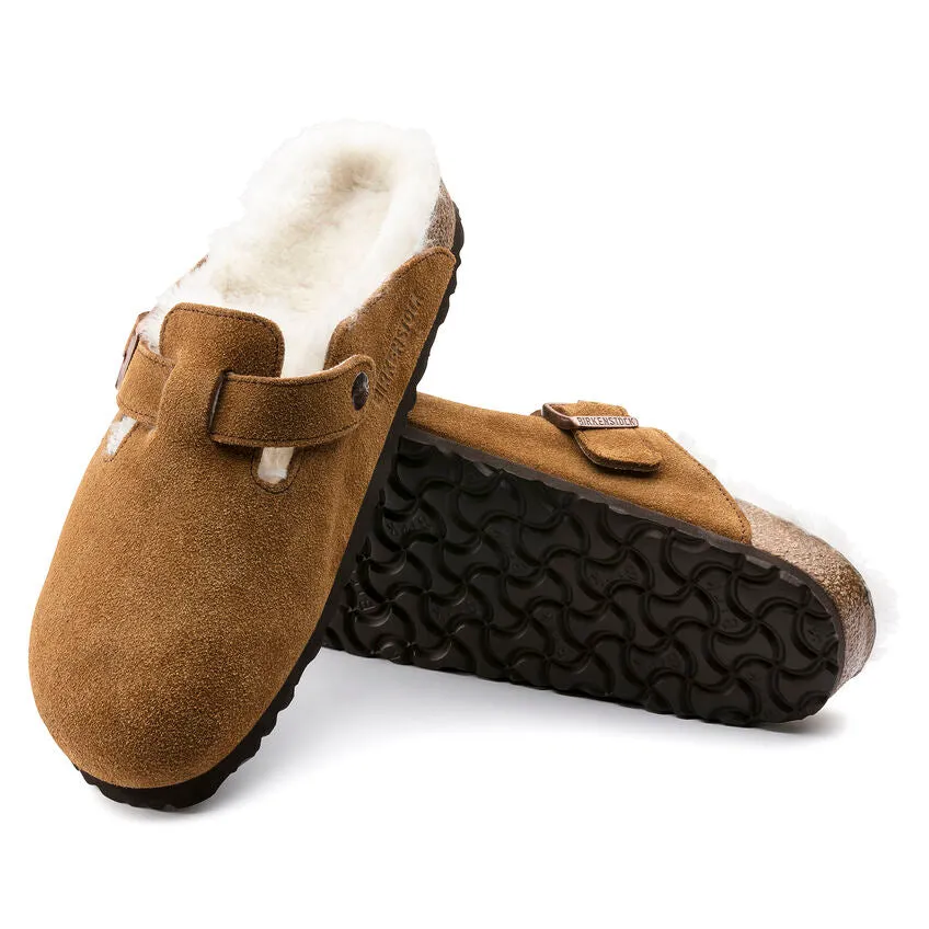 Birkenstock Mink Boston Shearling Clog