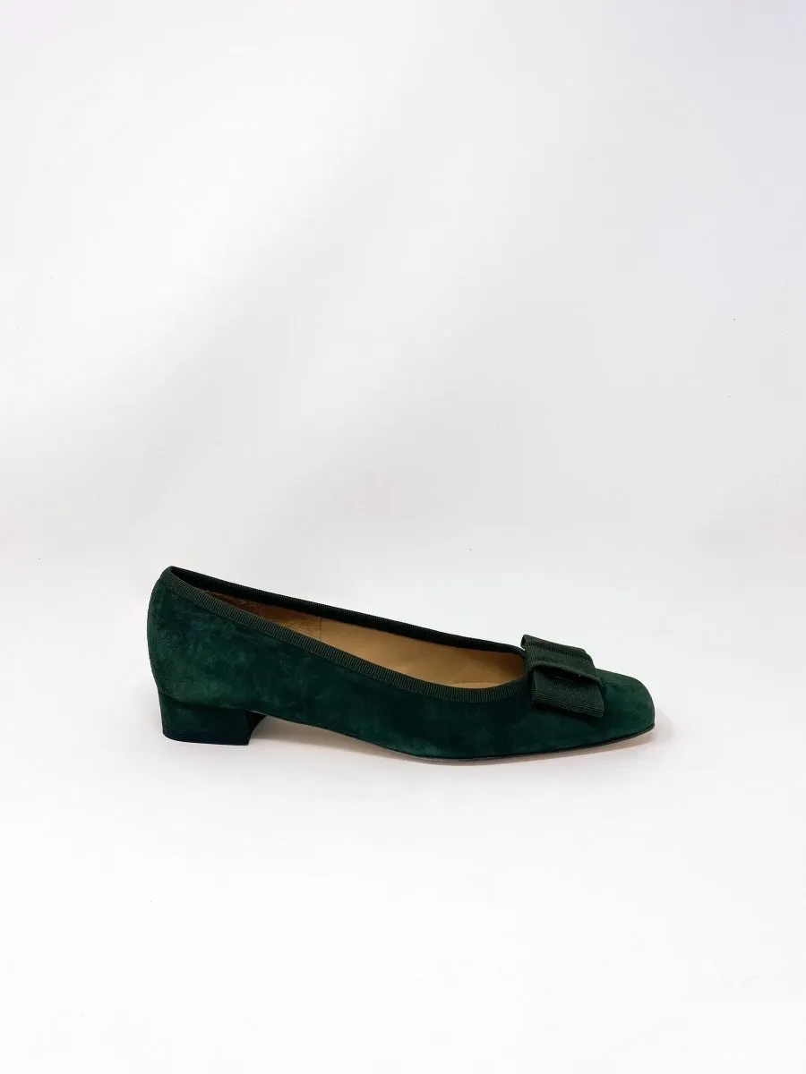 Bridgette Shoe in Pine Suede