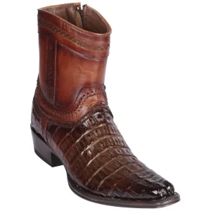 Caiman Tail Mens European Square Toe Boots