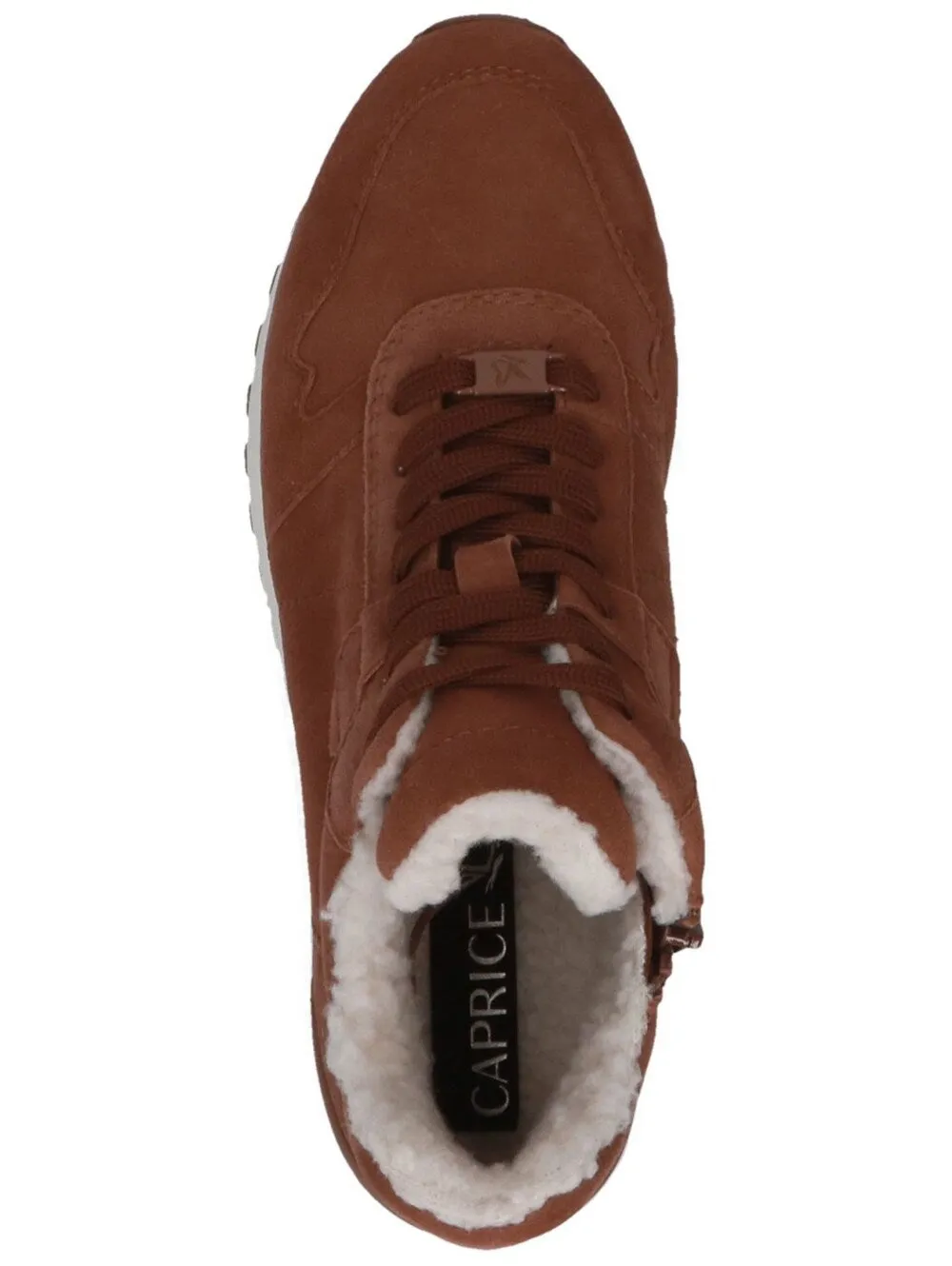 Caprice high top sneakers, brown