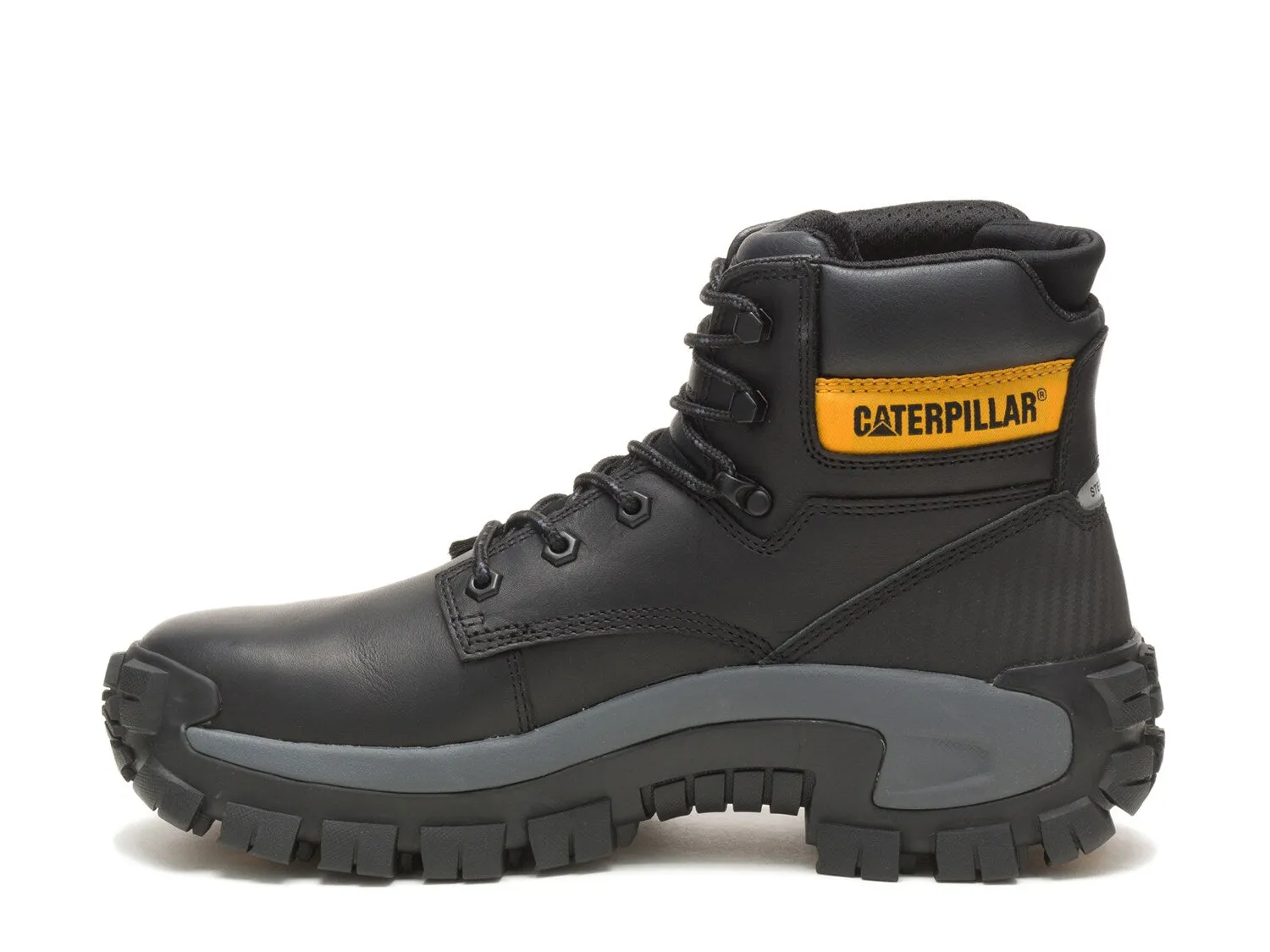 Caterprillar Invader Hi Steel Toe Men's Casual Boots, Black