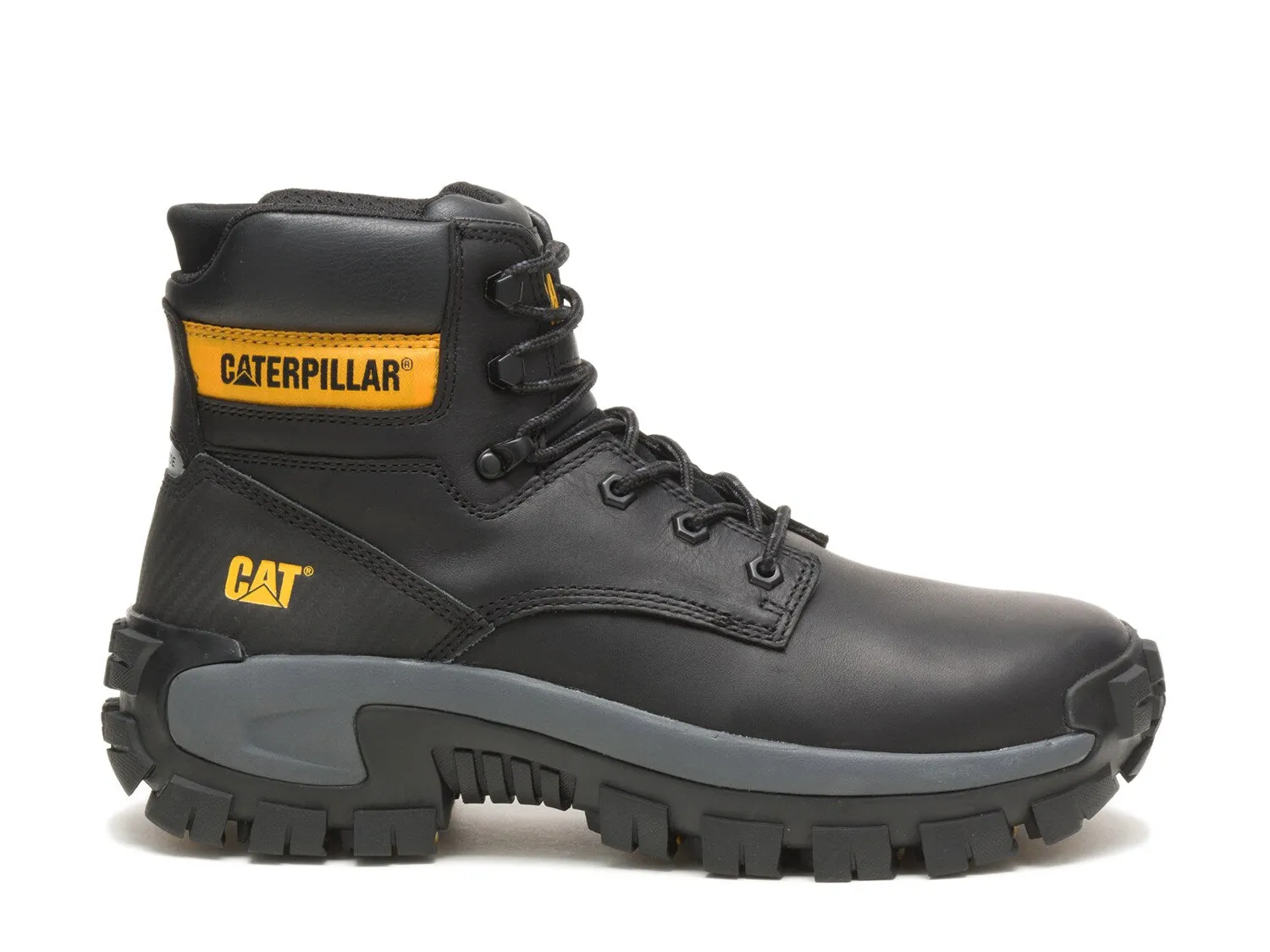 Caterprillar Invader Hi Steel Toe Men's Casual Boots, Black