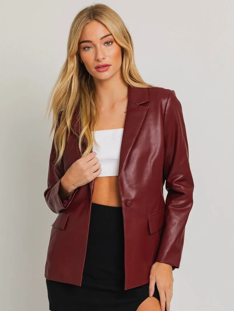 Cathleen Vegan Blazer