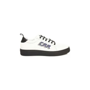 Cerruti 1881 White Leather Men Sneaker