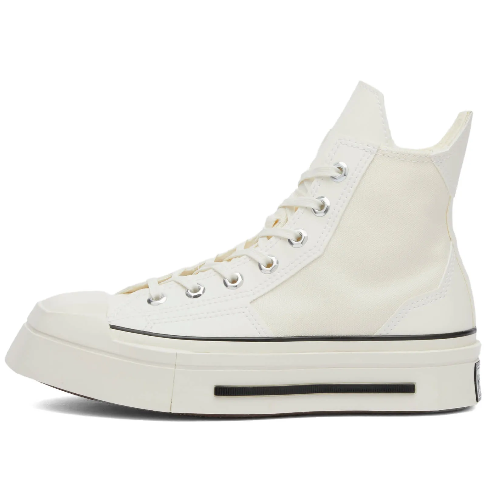 Converse Chuck 70 De Luxe Squared Sneakers in Egret & Black