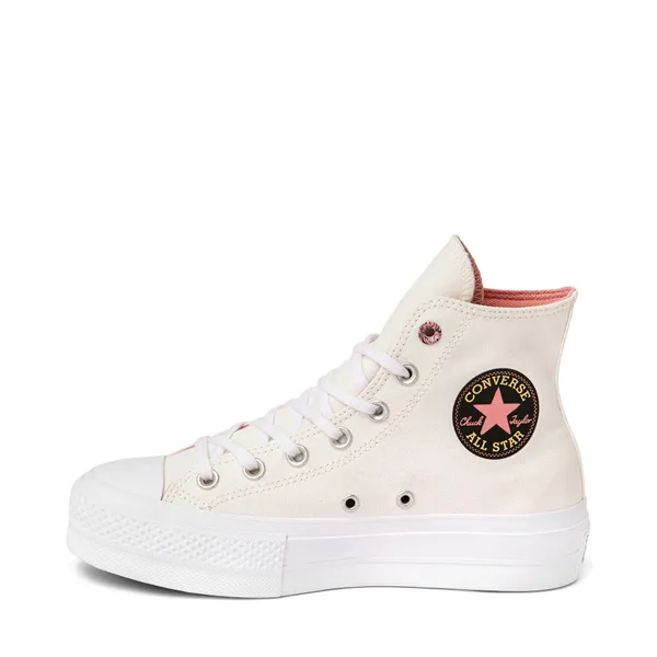 Converse Women's Chuck Taylor All Star Hi Lift Embroidered Boho Sneaker in Egret