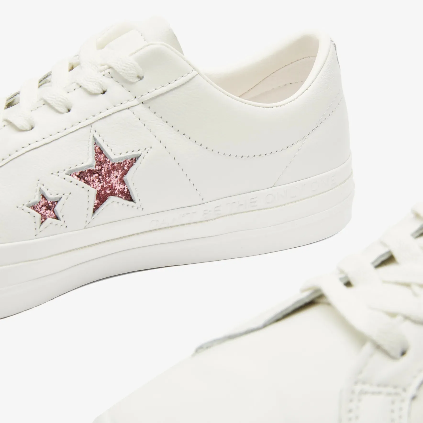 Converse x Turnstile One Star sneakers, white/pink/white