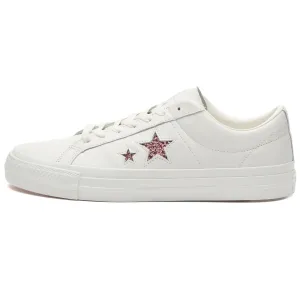 Converse x Turnstile One Star sneakers, white/pink/white