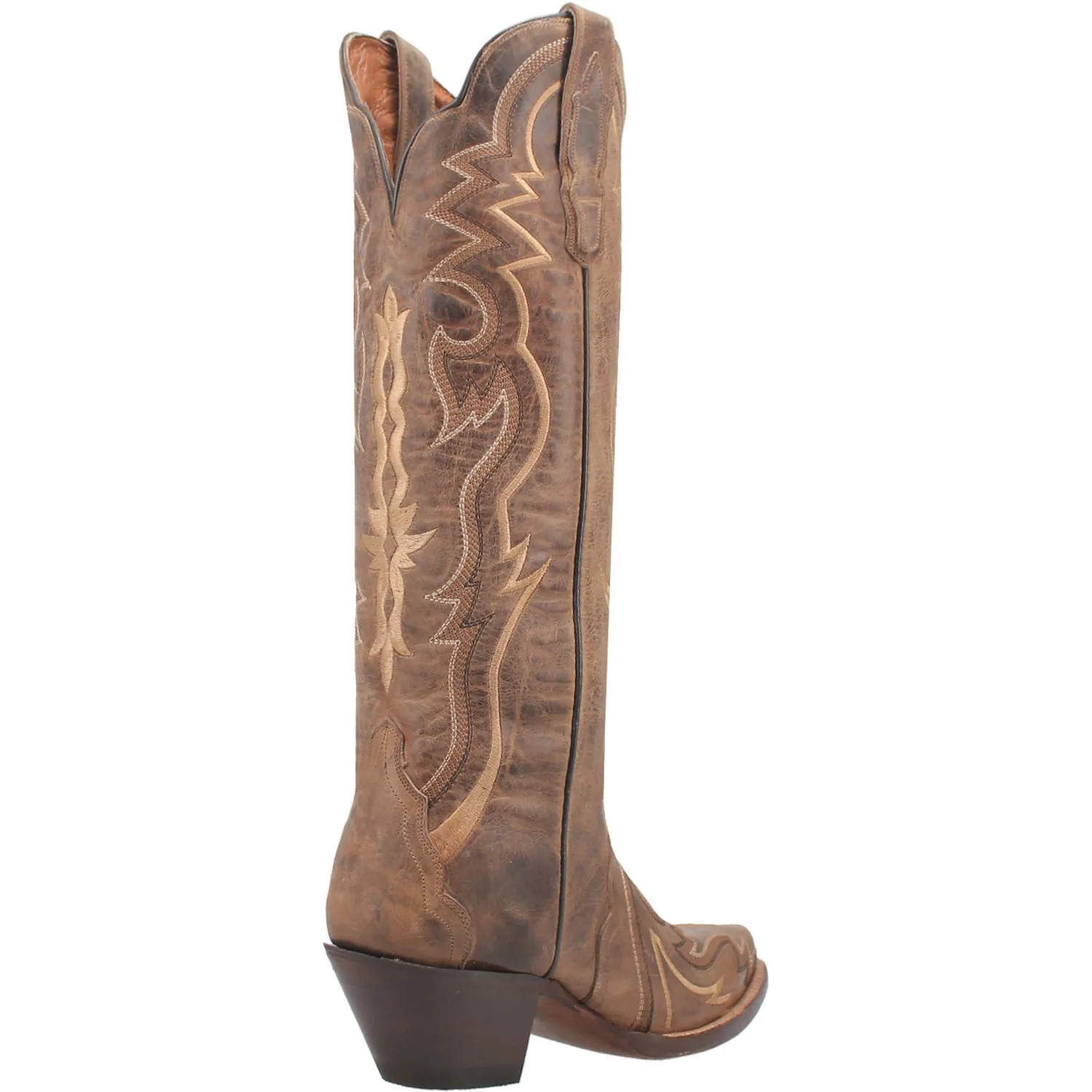 Dan Post Womens Silvie Brown Leather Fashion Boots