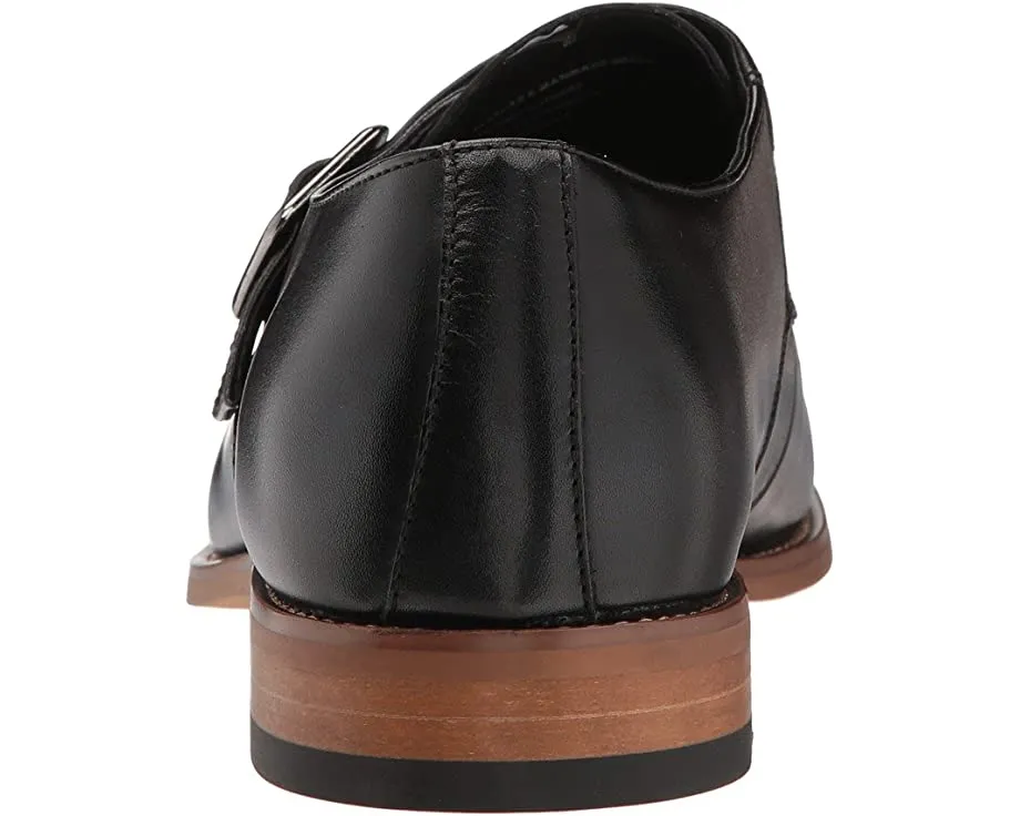 Desmond Cap-Toe Monk-Strap Loafer Stacy Adams Oxfords, black