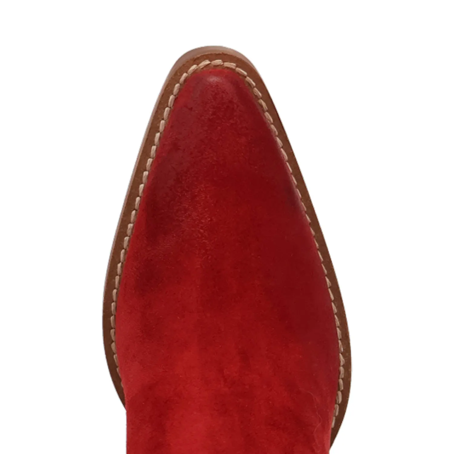 Dingo Womens Songbird Red Suede Fashion Boots