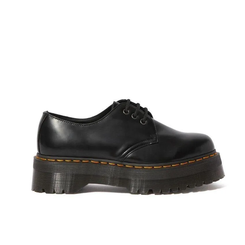 Dr Martens 1461 Quad Black Polished Smooth Shoes