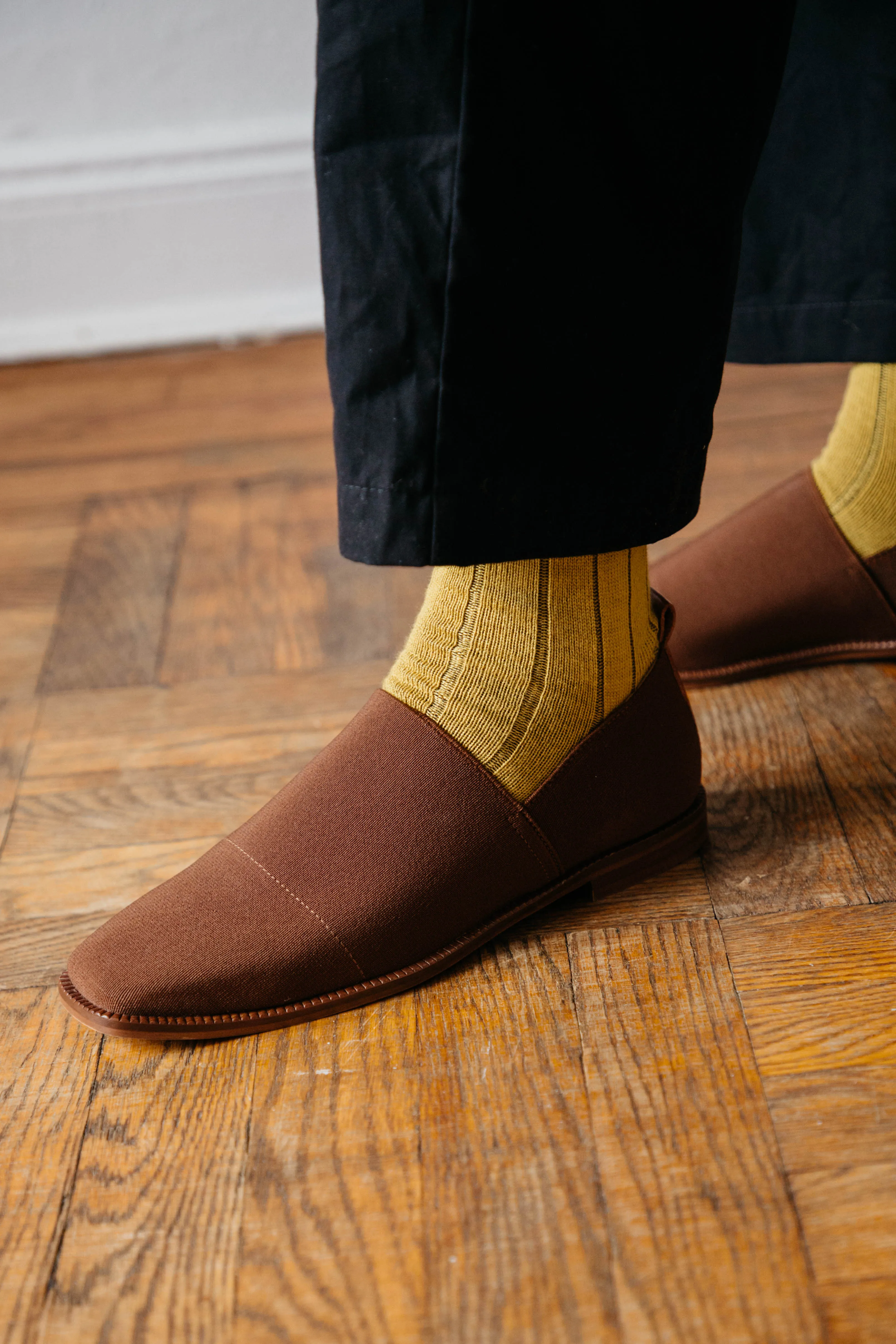 Elastic Marcel Loafer - Brown