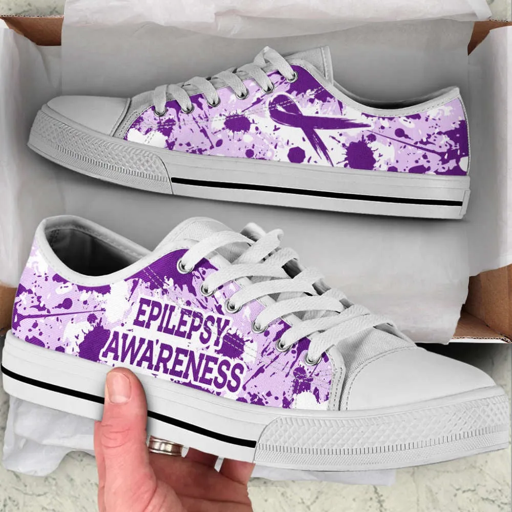 Epilepsy Shoes A Splash Low Top Shoes Canvas Shoes - A Playful Choice, Best Canvas Shoes, Low Top Sneaker