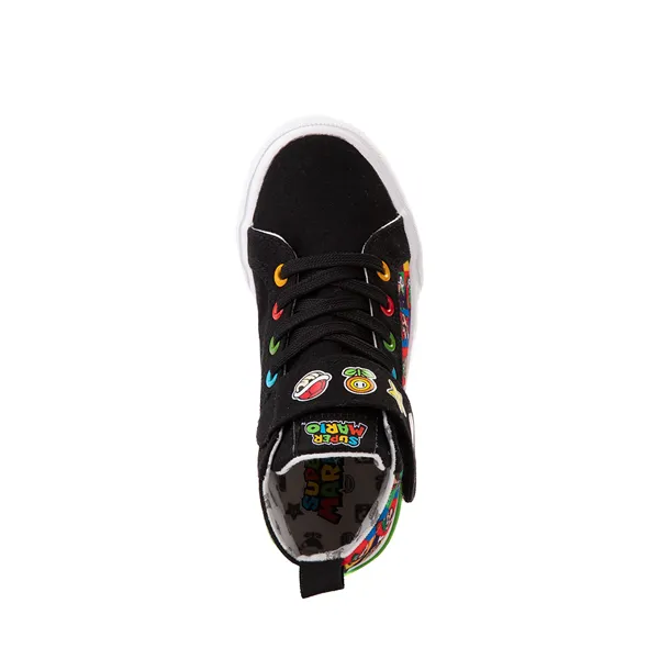 Ground Up Super Mario Bros. Sneakers Hi – Little Kid/Big Kid, multicolor