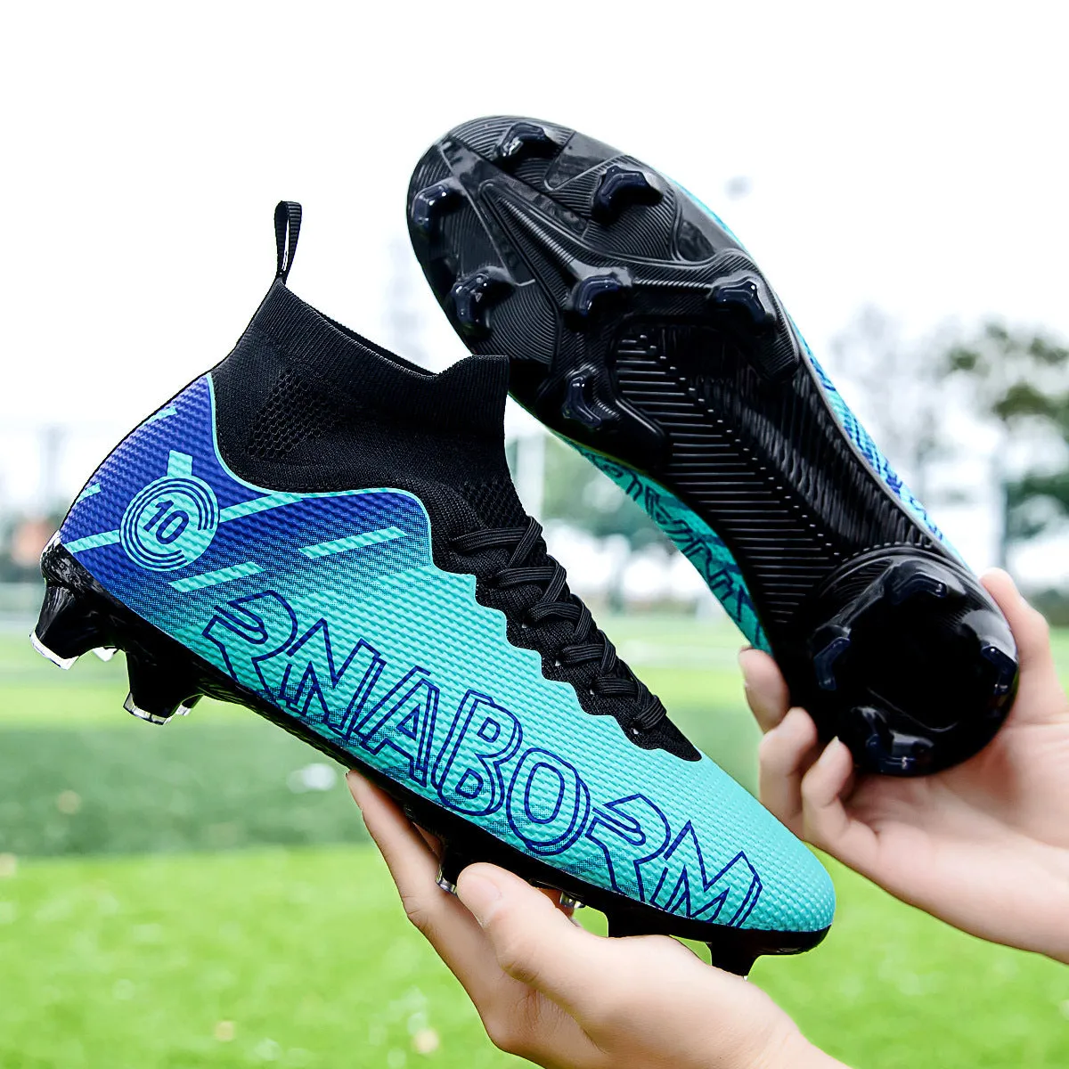 High-Top Soccer Cleats for Boys, Quality Training