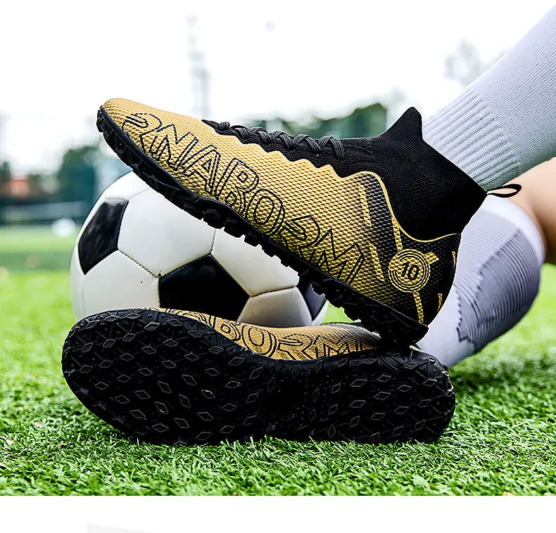 High-Top Soccer Cleats for Boys, Quality Training