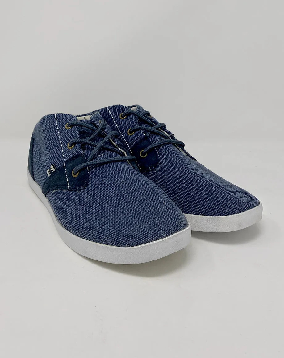 HORAE MEN’S HIGH TOP PLIMPSOLES | NAVY