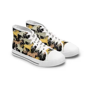 Horses Women's High Top Sneakers