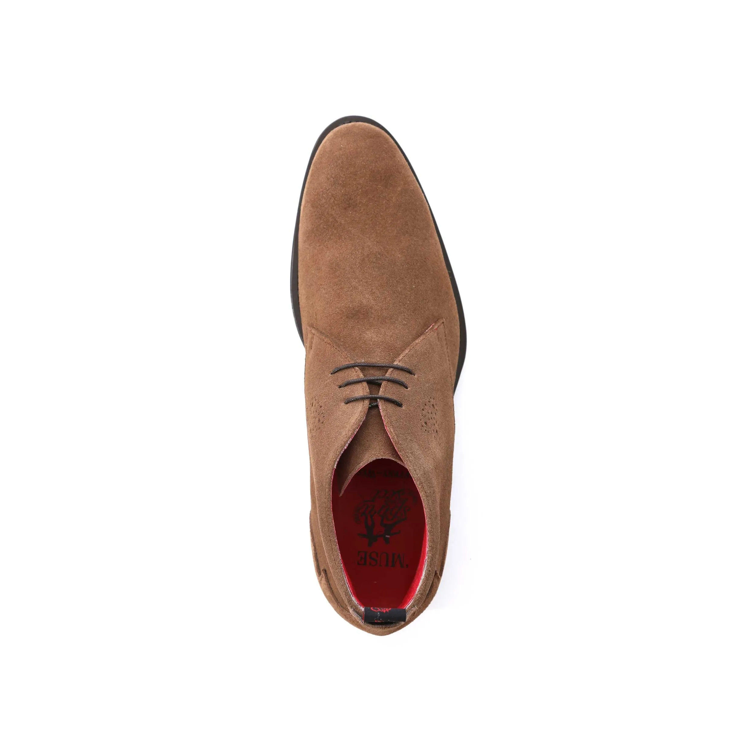 Jeffery West Nico Chukka Boot in Chocolate Suede