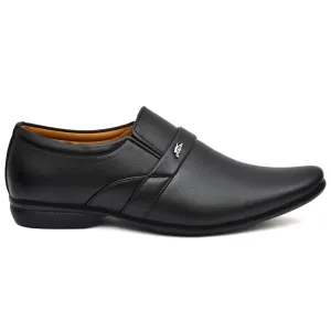 Latest Men's Faux Leather Formal Shoes - Striper