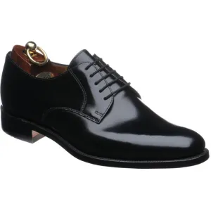 LOAKE 205B Plain Tie shoe - Black