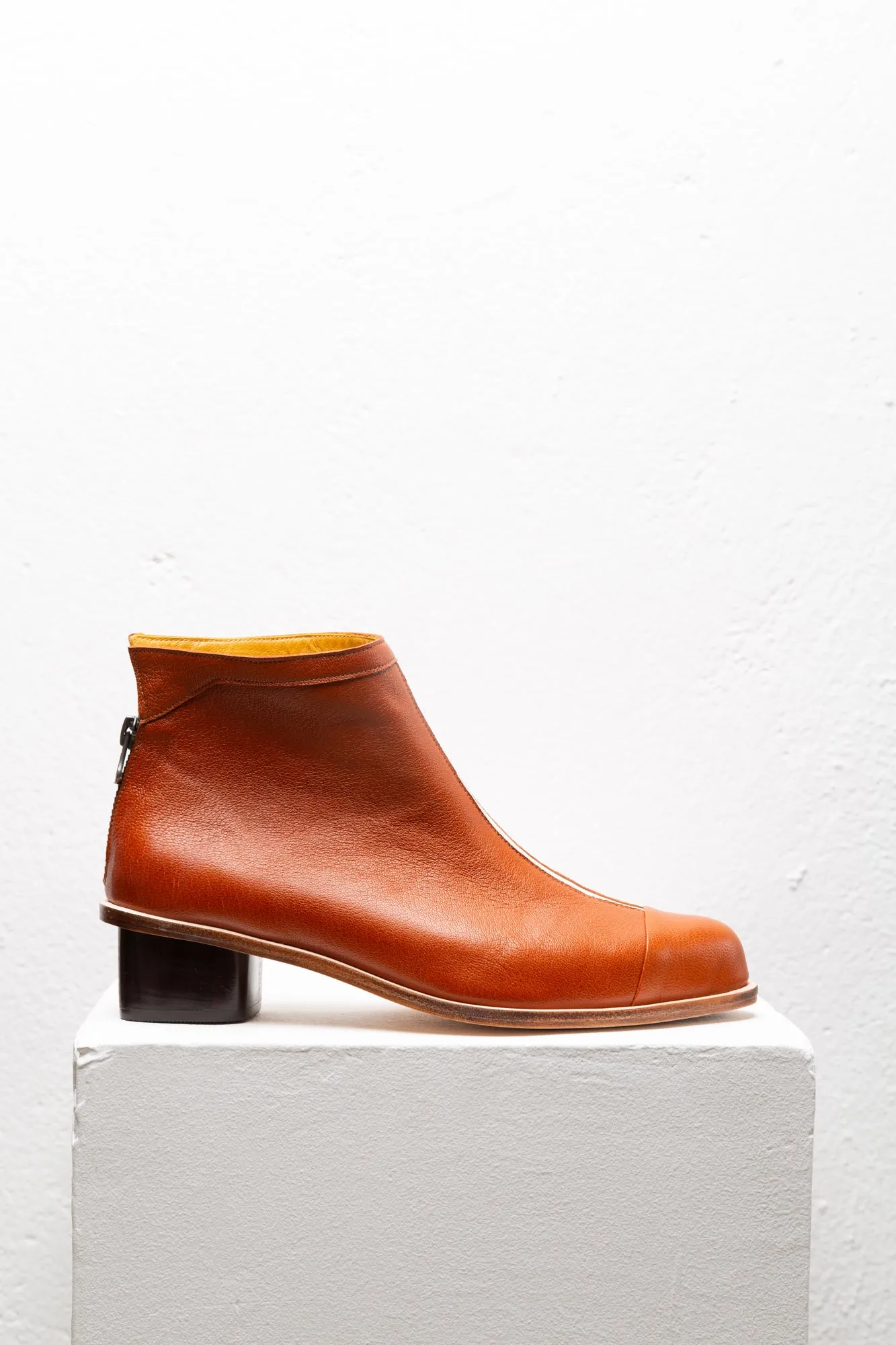 Maika Caramel Ankle Boots