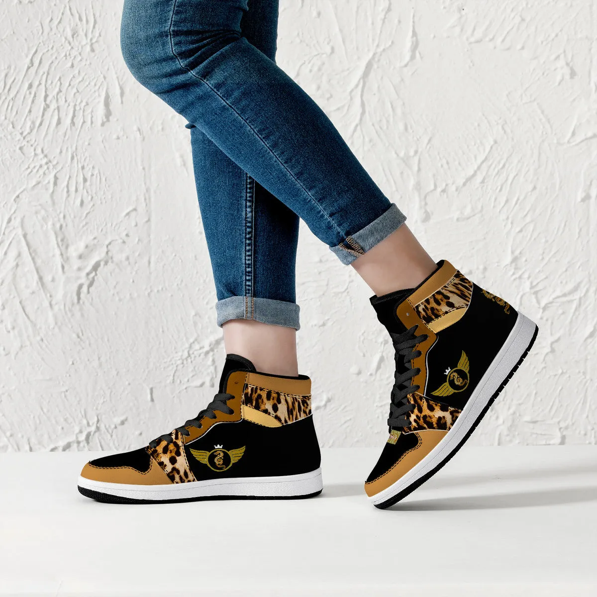 Majestic 2.0 Gold and Black | High Top Customized | Shoe Zero