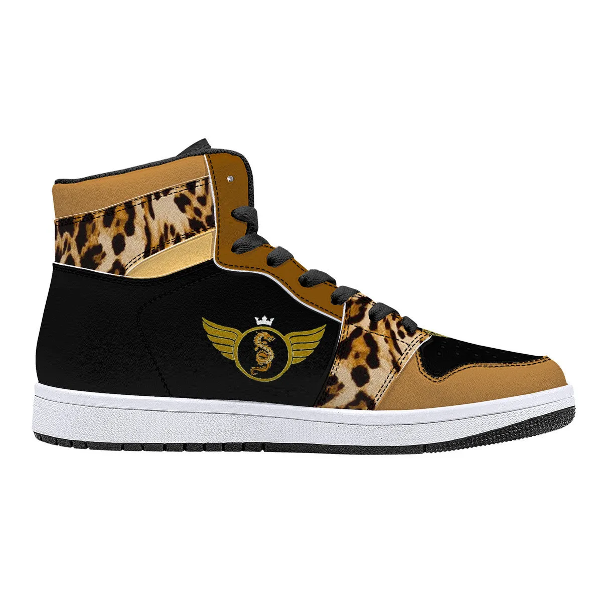 Majestic 2.0 Gold and Black | High Top Customized | Shoe Zero