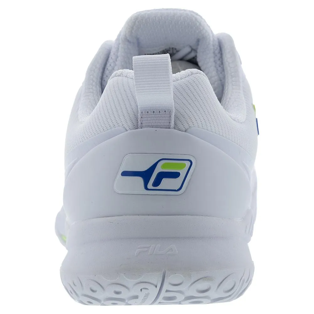 Mens Volley Burst Pickleball Shoes White and Green Gecko