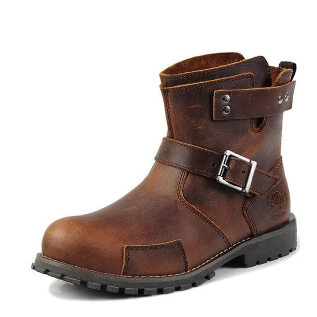 New England Leather Men Winter Boots