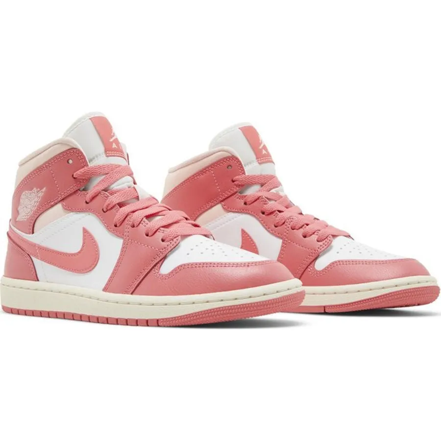 Nike Air Jordan 1 Mid 'Strawberries and Cream', Pink/White