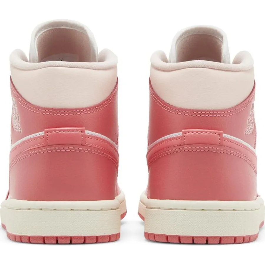 Nike Air Jordan 1 Mid 'Strawberries and Cream', Pink/White