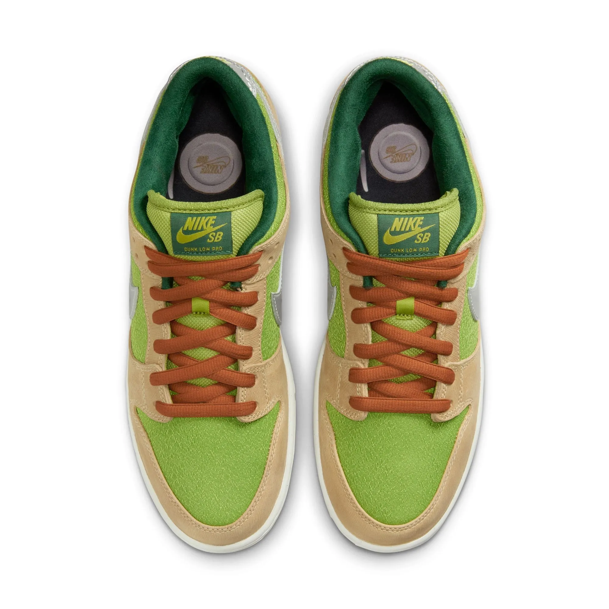 Nike SB Dunk Low Pro WC - Sesame/Metallic Silver-Pear-Fir