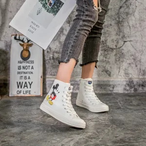 Owlkay Cartoon Cute Comfortable High-Top Shoes