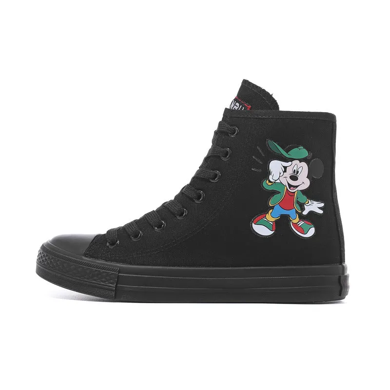 Owlkay Cartoon Cute Comfortable High-Top Shoes