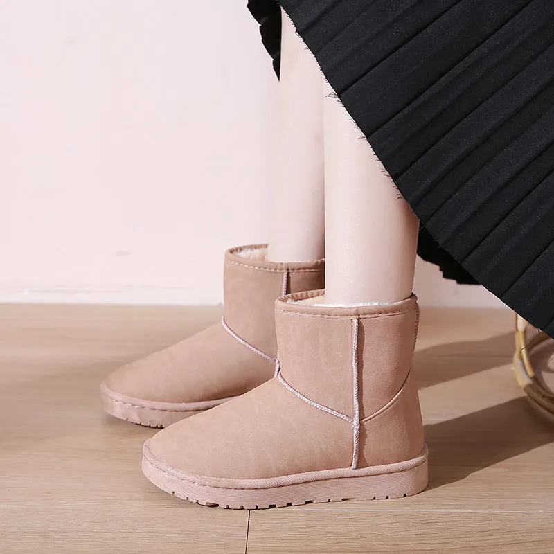 Owlkay Waterproof Warm Fashionable Comfortable Short Boots