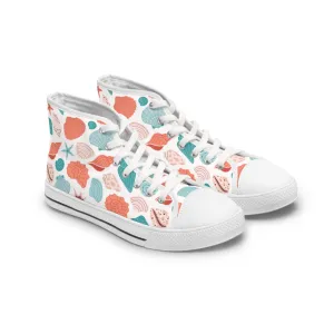 Seashells Women's High Top Sneakers