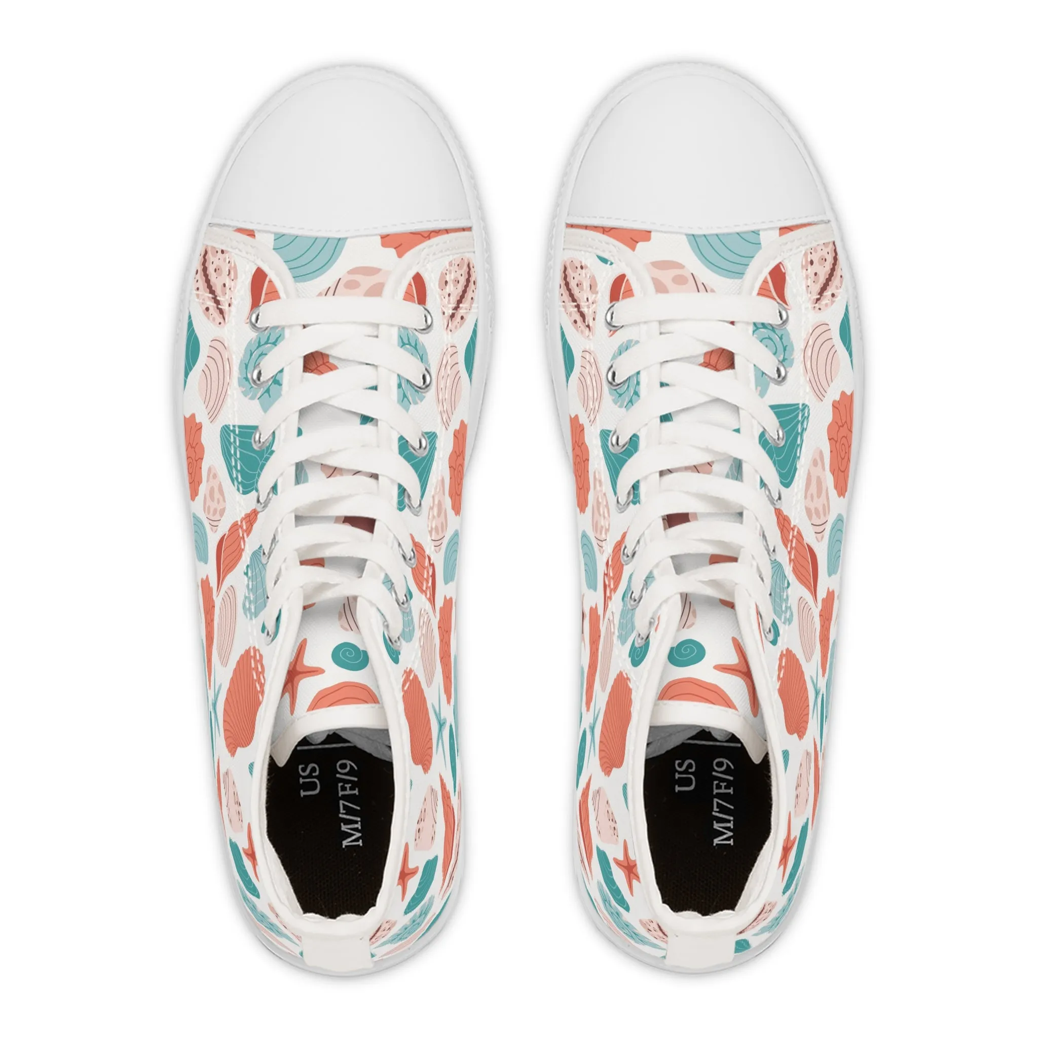 Seashells Women's High Top Sneakers