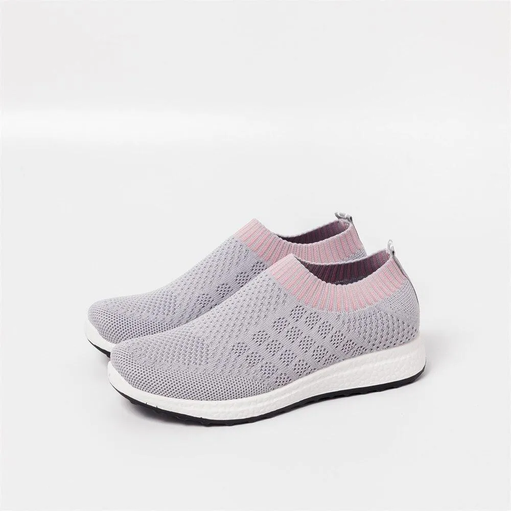 Women Breathable Flat Comfortable Mesh Walking Shoes