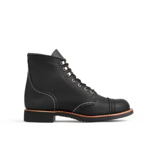 Women's Iron Ranger Short Boot in Black Boundary Leather