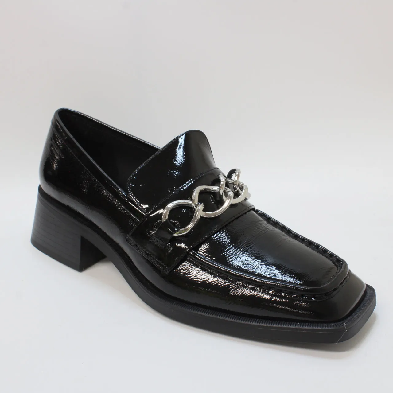 Womens Vagabond Shoemakers Blanca Loafer Black Patent