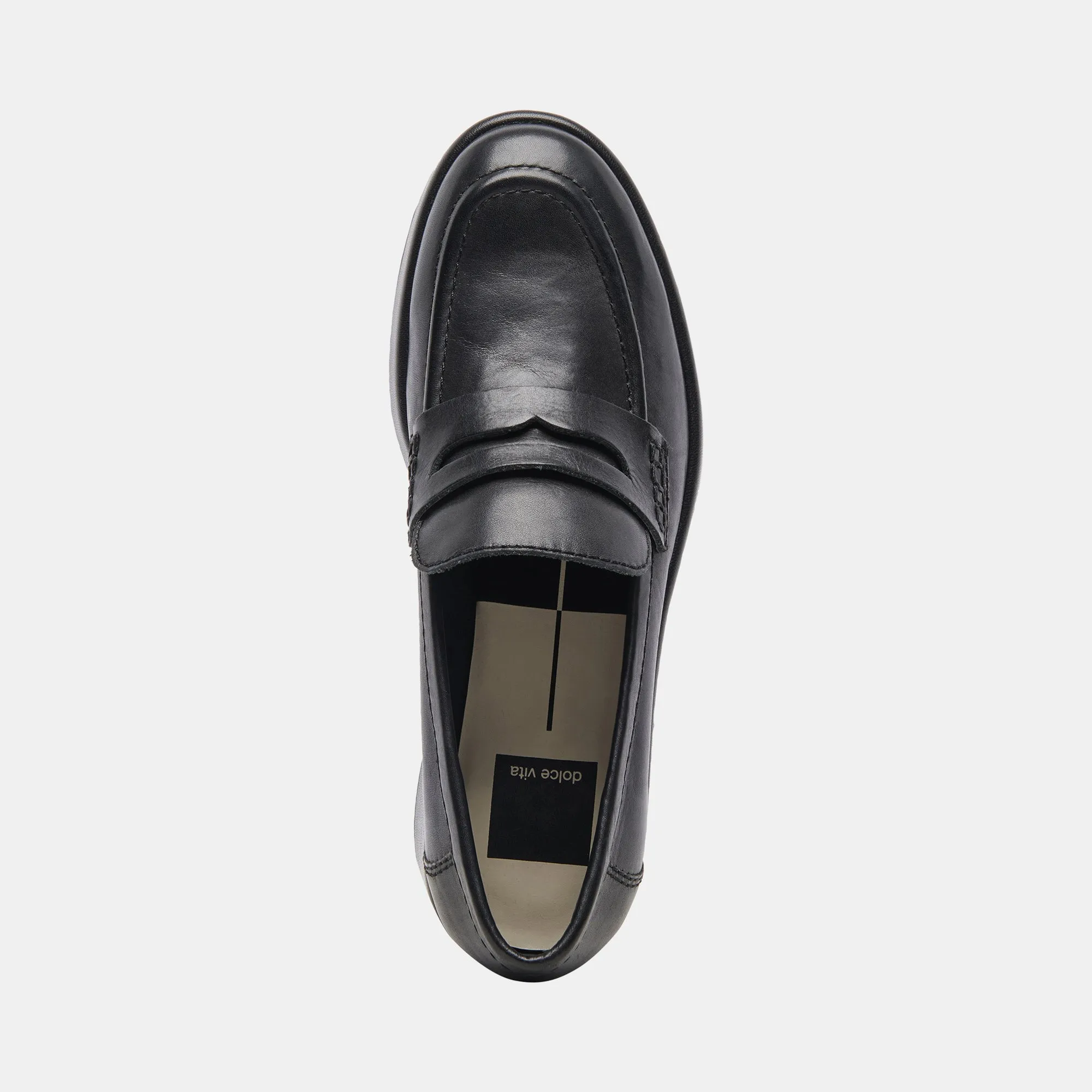 Women's Yanni Platform Loafers - Black Leather